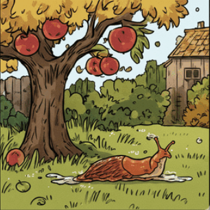 Neved gliemezi uz mežu